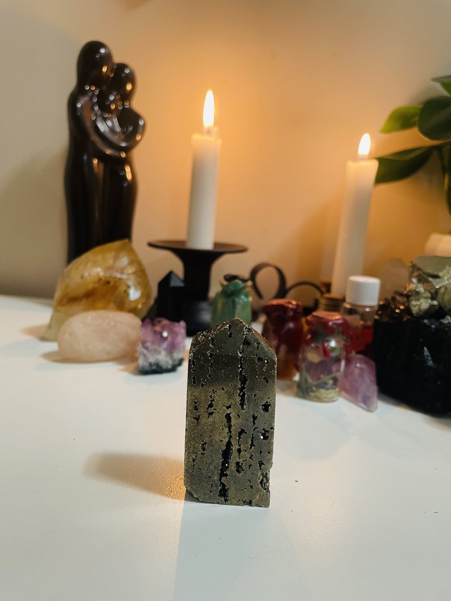 Pyrite Tower closeup